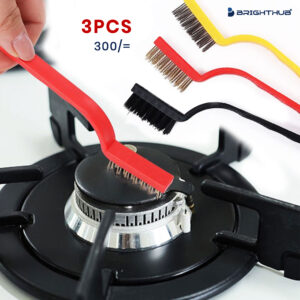 Gas Stove Cleaning Wire Brush Set – 3PCS Brushes