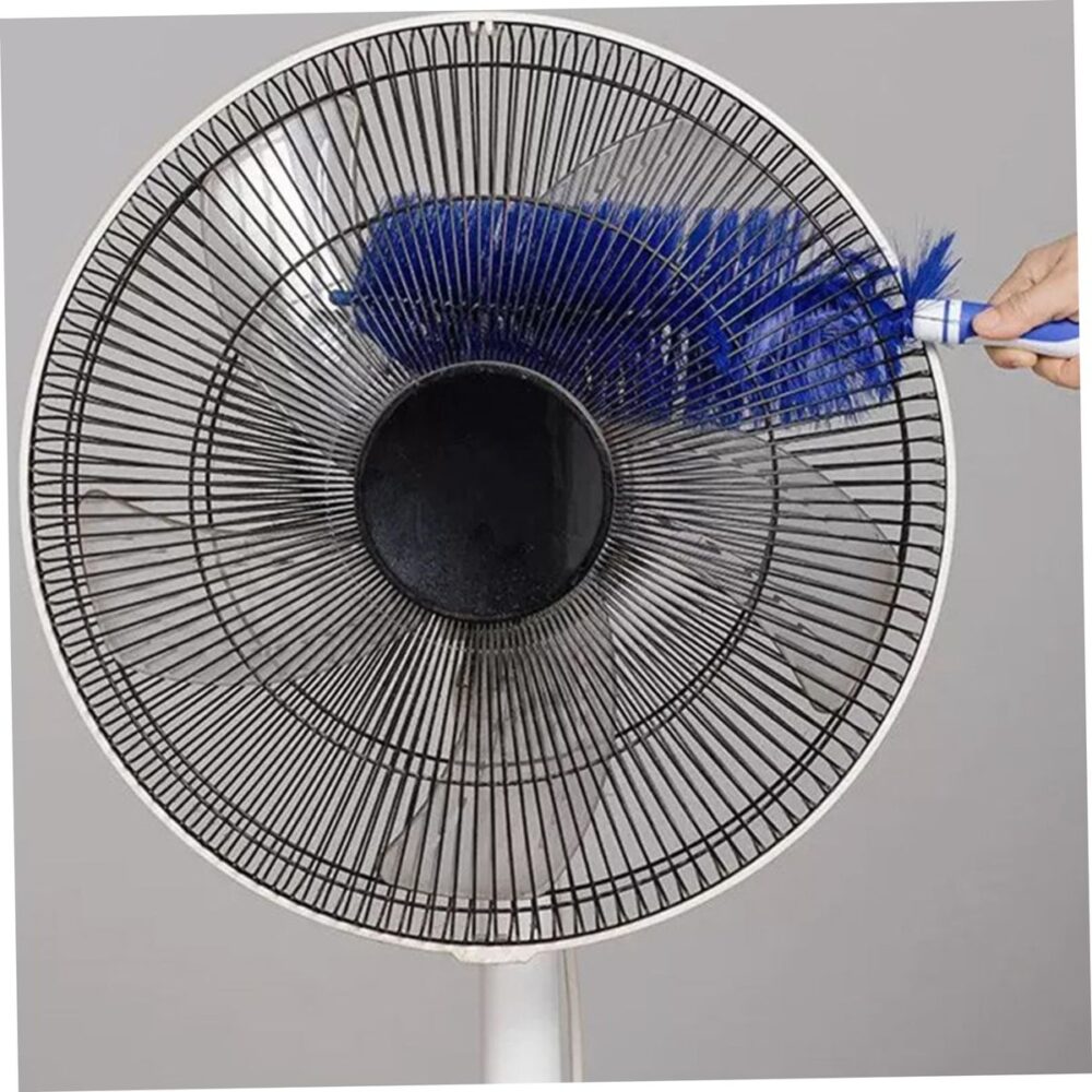 Version 1.0.0 Flexible Cleaning Brush Soft Bristle Duster for Fans & Windows