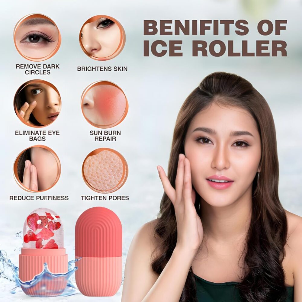 Reusable Face Ice Roller for Men & Women
