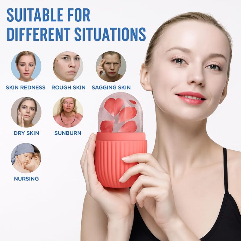 Reusable Face Ice Roller for Men & Women