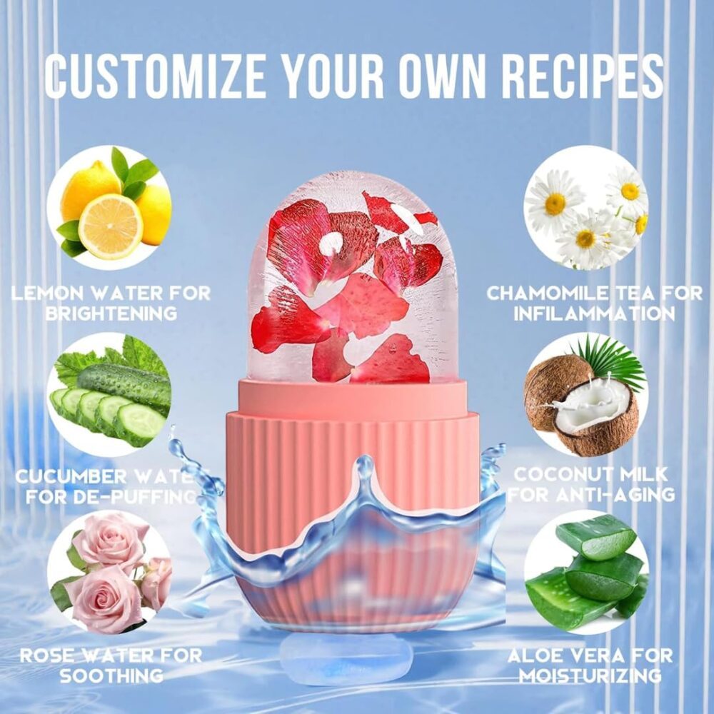 Reusable Face Ice Roller for Men & Women