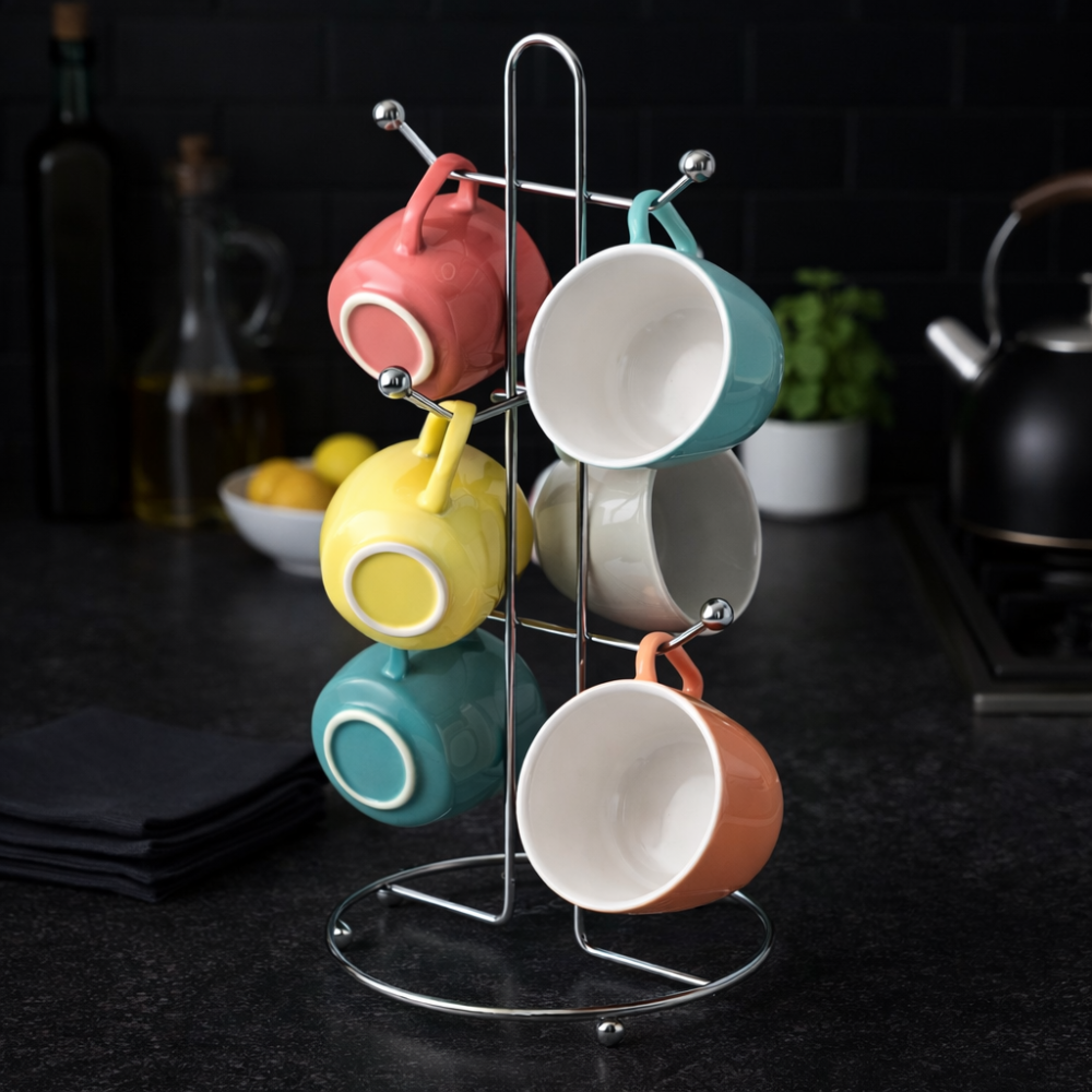 mug holder stand for coffee and tea cups