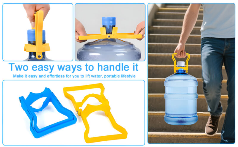 Water Can Lifting Gadget – Easy Grip Handle for Heavy Bottles (1pc)