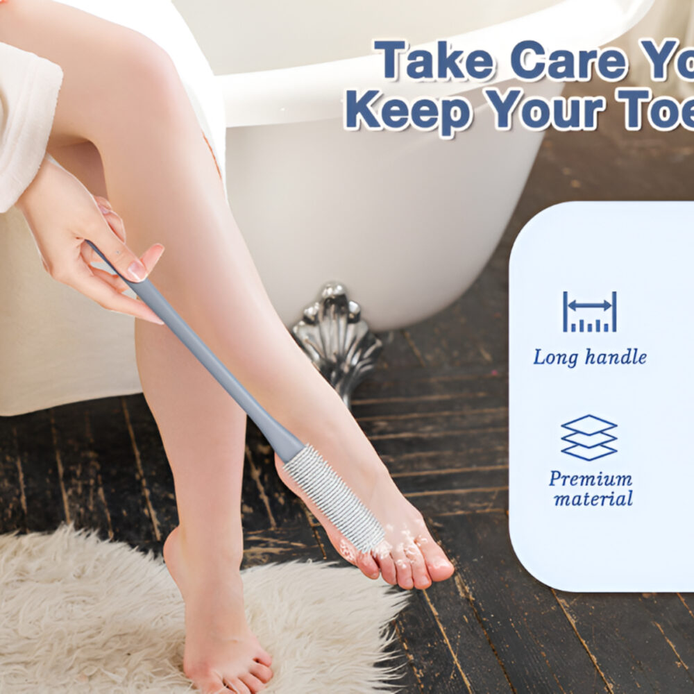 Silicone Foot Care Brush – Toe Cleaner(1pc)