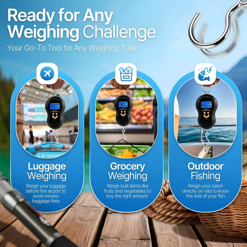 Digital Hanging Scale – for Luggage (1pc)