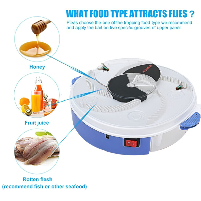 Web_Photo_Editor - 2026-01-17T151118.120 1 Pcs Electric Fly Trap – Rotating Insect Catcher