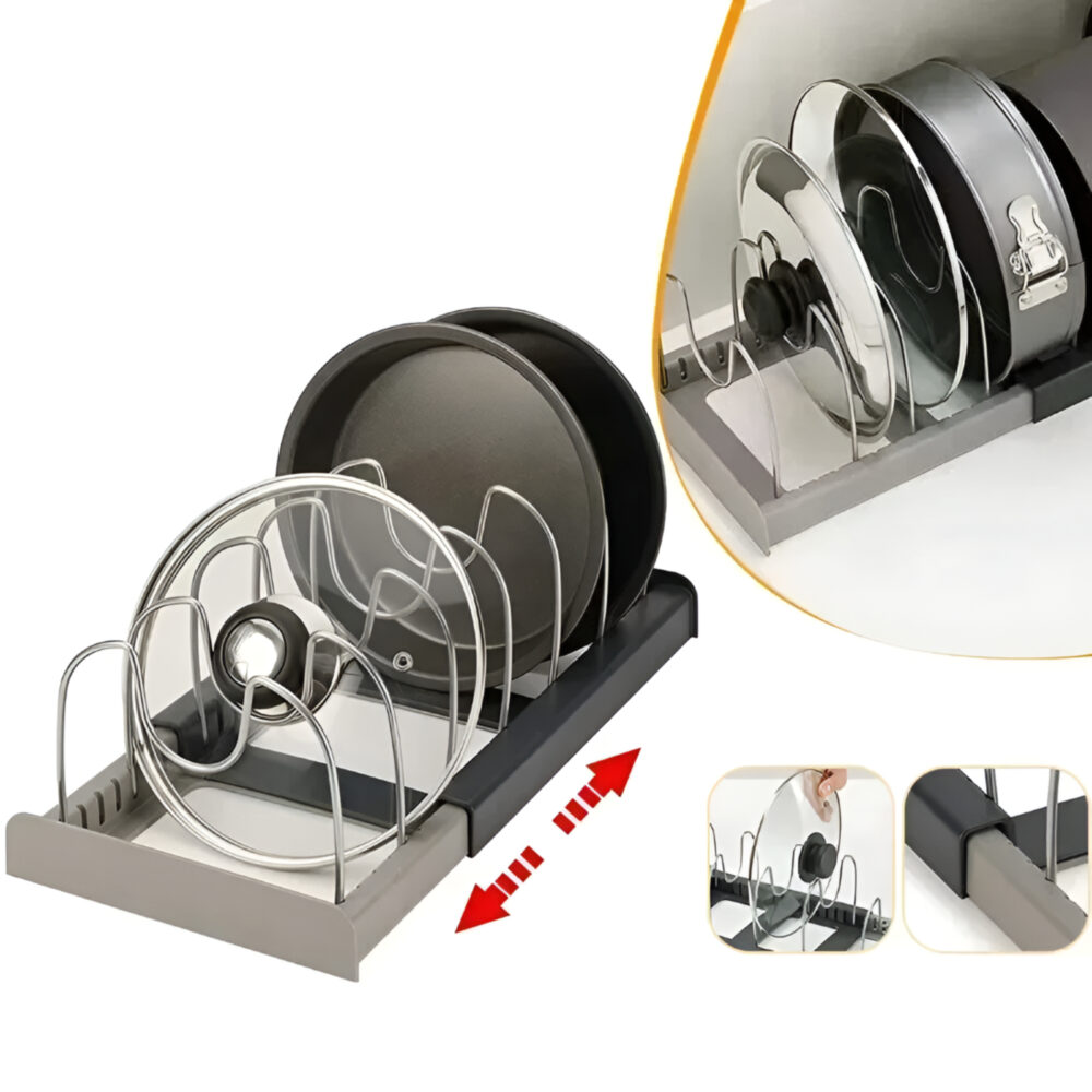 Web_Photo_Editor (71) 1 pcs Adjustable Pot Lid Organizer Rack
