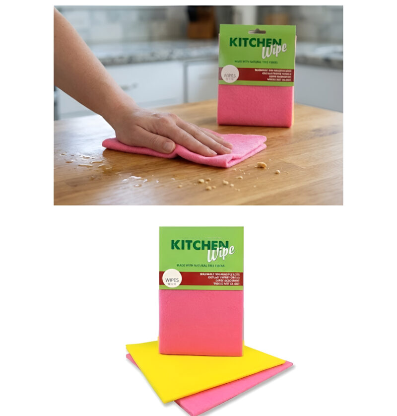Kitchen Wipe Cloths – 12 Reusable Towels