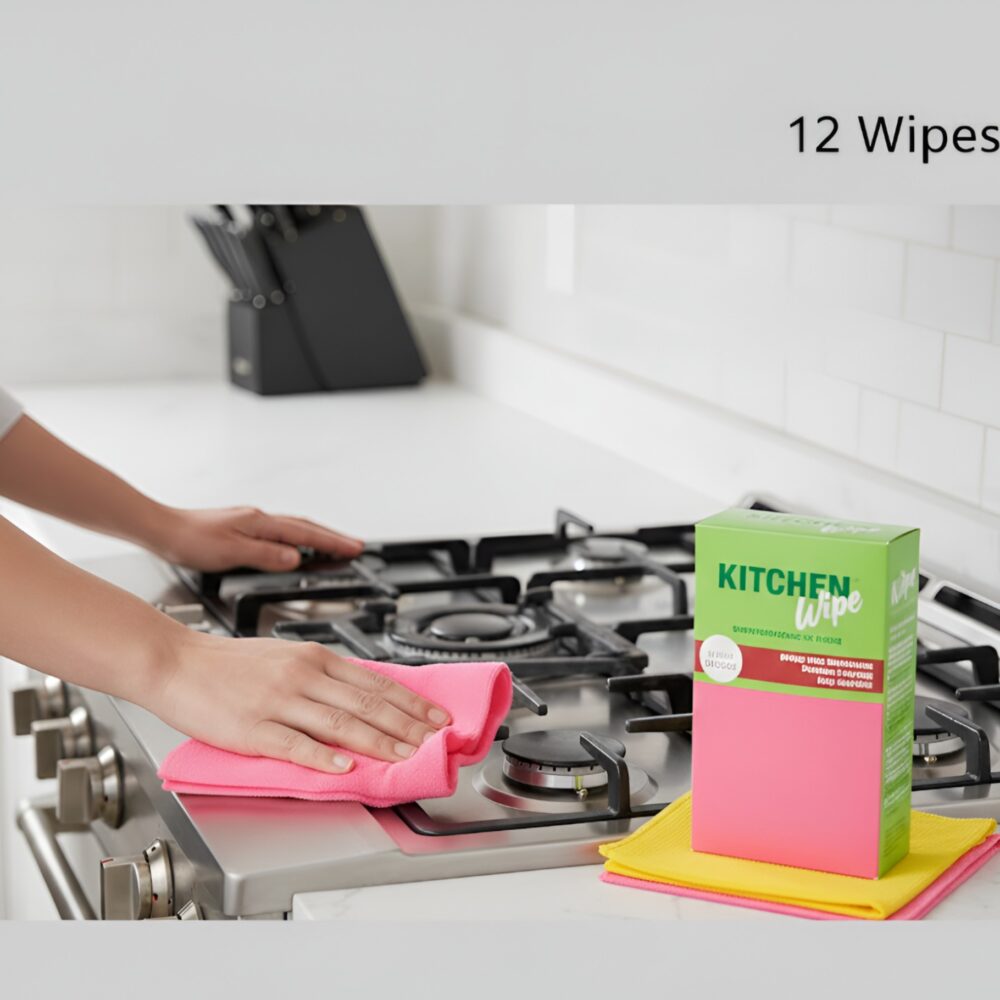 Kitchen Wipe Cloths – 12 Reusable Towels