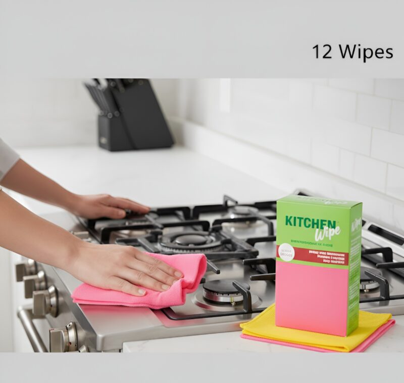 Kitchen Wipe Cloths – 12 Reusable Towels