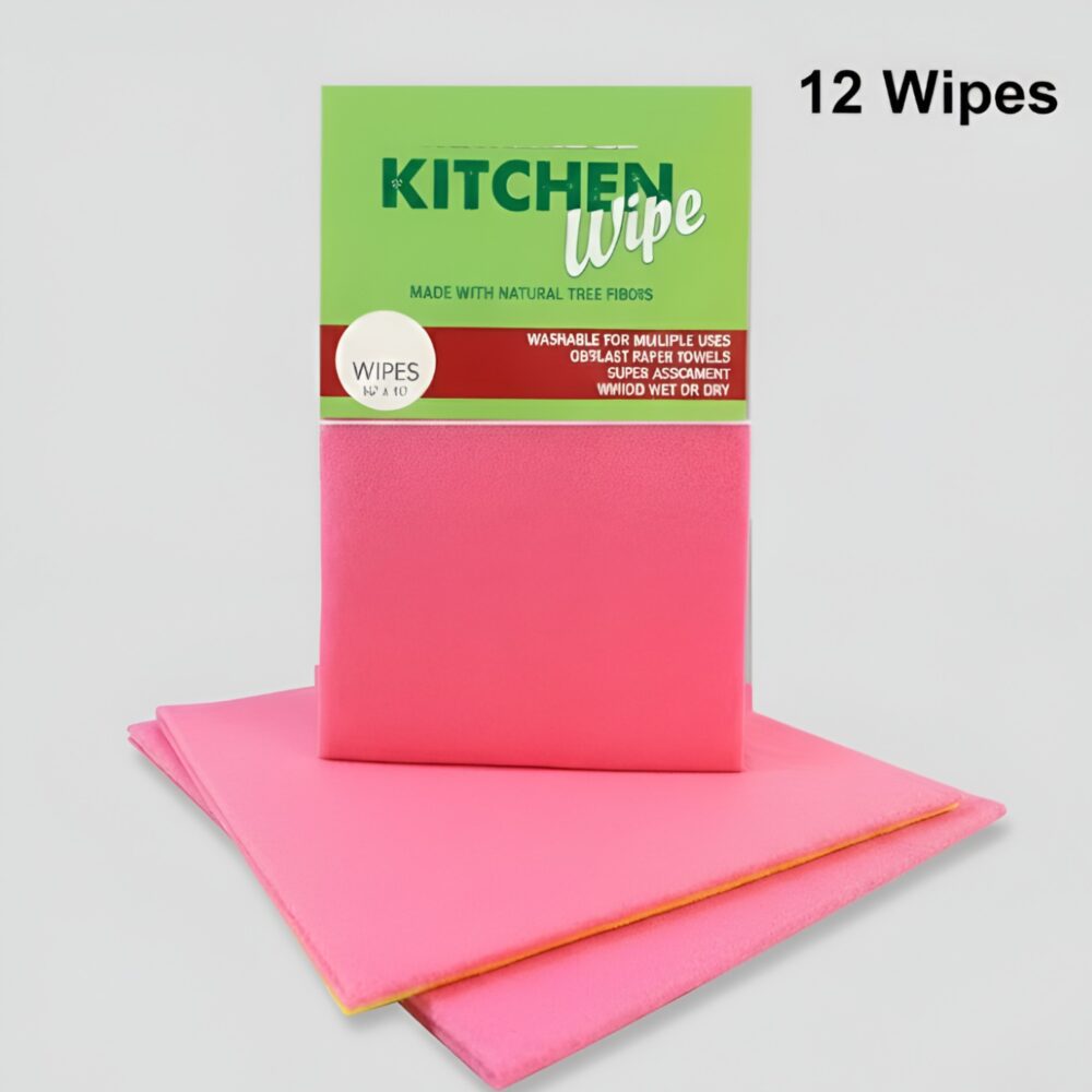 Kitchen Wipe Cloths – 12 Reusable Towels