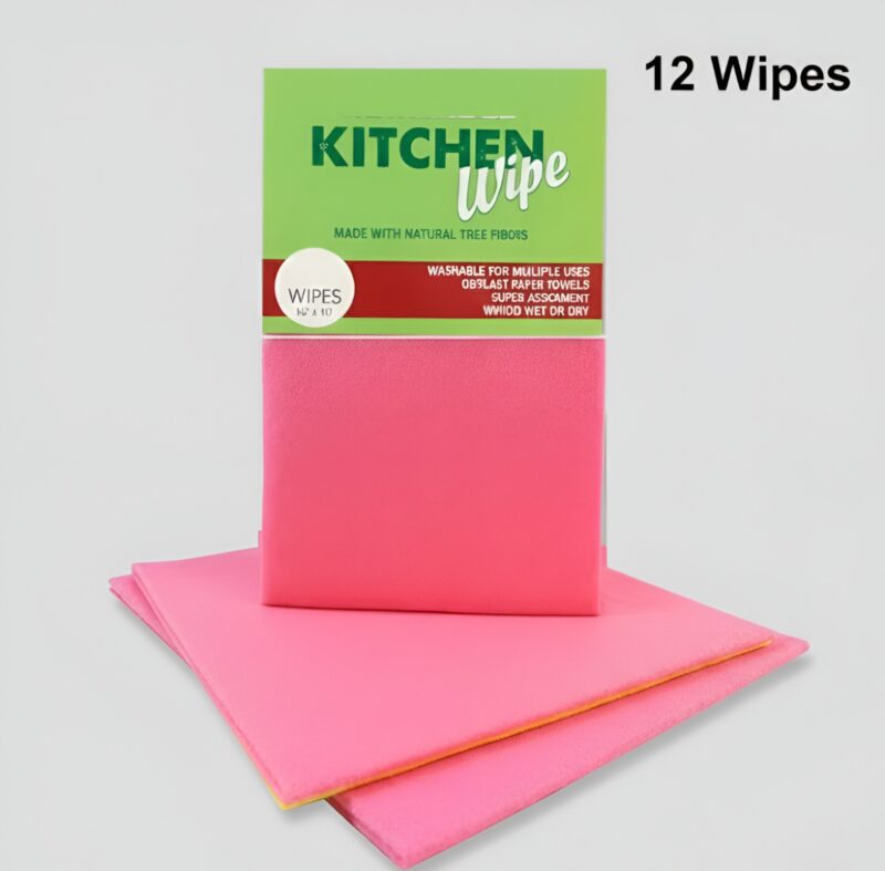 Kitchen Wipe Cloths – 12 Reusable Towels