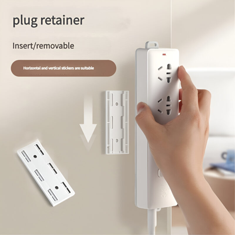 Web_Photo_Editor (87) 1 Pcs Power Strip Holder – Adhesive Bracket Set