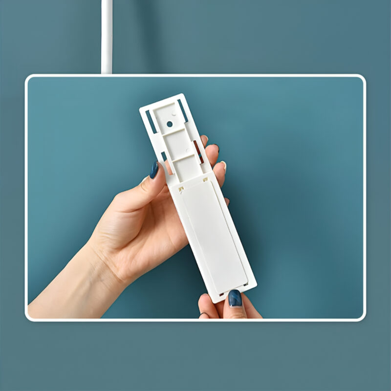Web_Photo_Editor (89) 1 Pcs Power Strip Holder – Adhesive Bracket Set