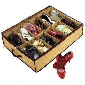 Under bed Shoe Organizer  Space Saving Storage