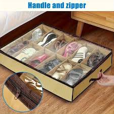 images (3) Under bed Shoe Organizer Space Saving Storage