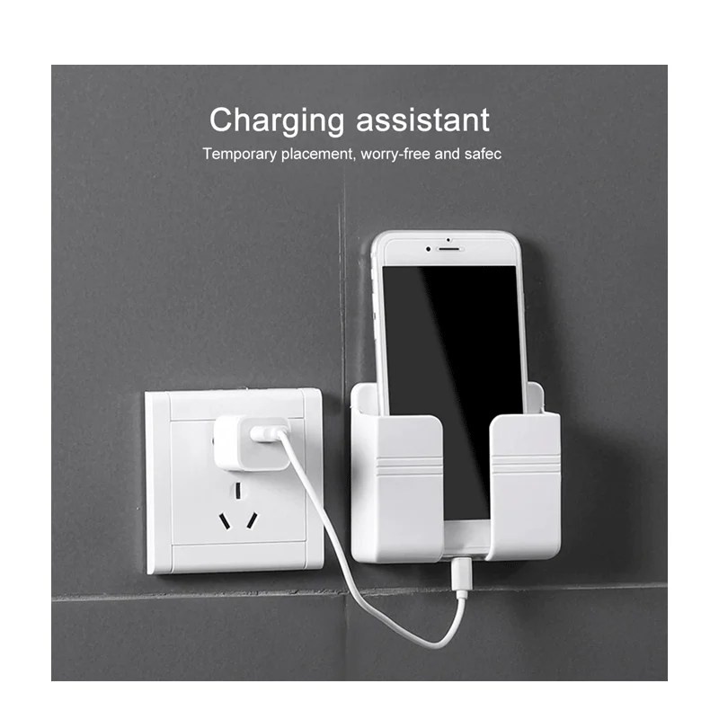 phone holder 3 1 Pcs Wall-Mounted Organizer – Phone, Remote, Key