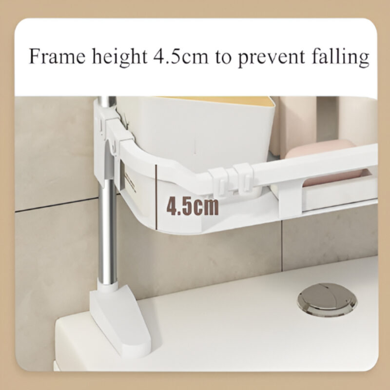 shelf organizer 3-Tier Toilet tank bathroom shelf