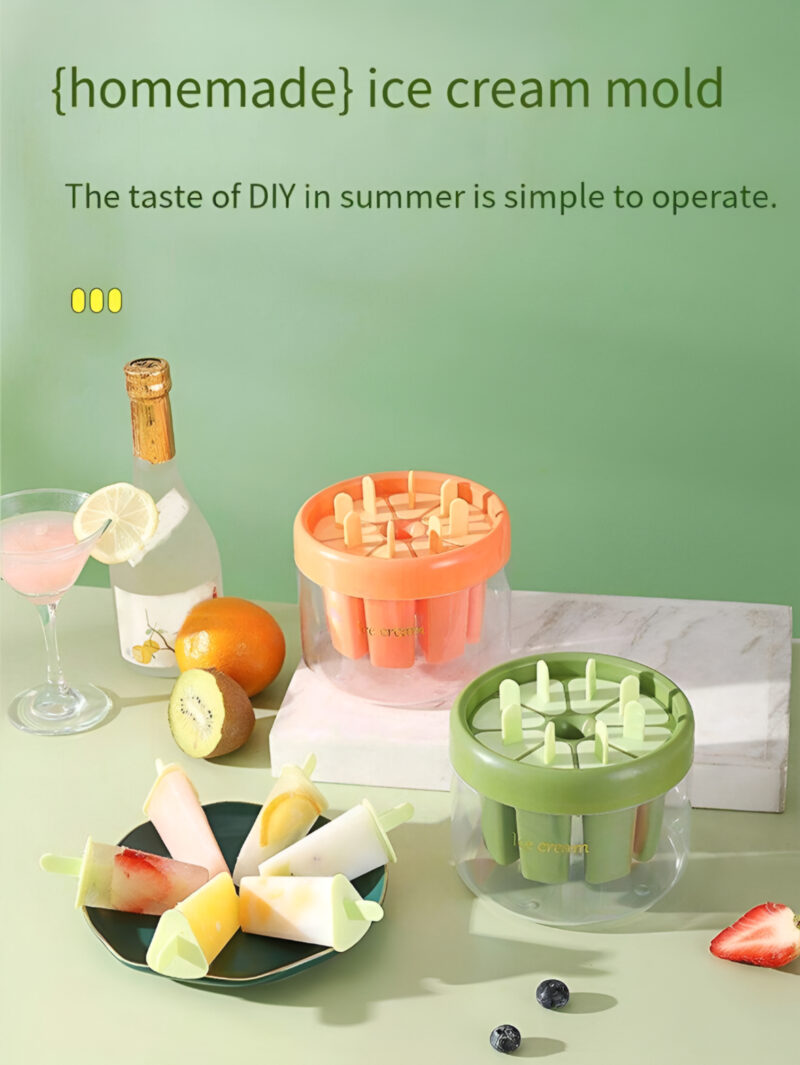 1-set Silicone Popsicle Mold